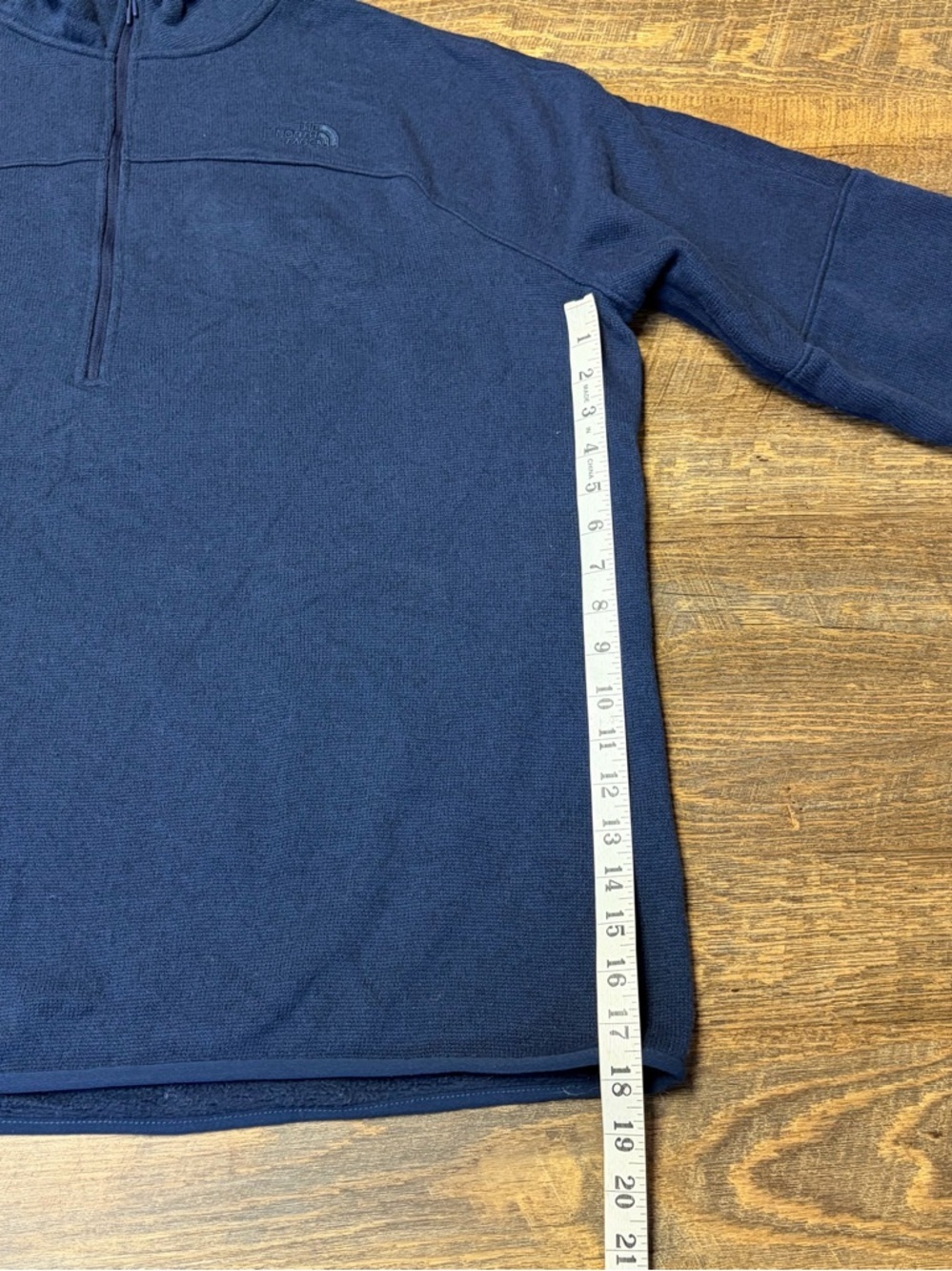 North Face Front Range Half 1/2 Zip Pullover Blue Fleece Sweatshirt Mens XXL 2XL - Picture 5 of 15